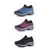 Кроссовки для ходьбы с амортизирующей стелькой Flyknit, женские, с мягкой подошвой, дышащие, спортивные, большого размера, удобные, повседневные, мамины туфли