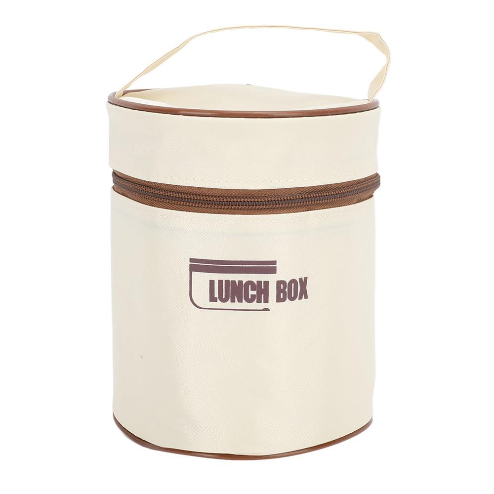 2PCS/3PCS/4PCS With Insulated Bag Thermal Bento Box Stackable Food Container Outdoor Dining