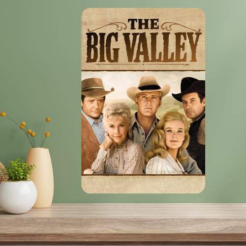 The Big Valley Classic TV Show Metal Poster Sign