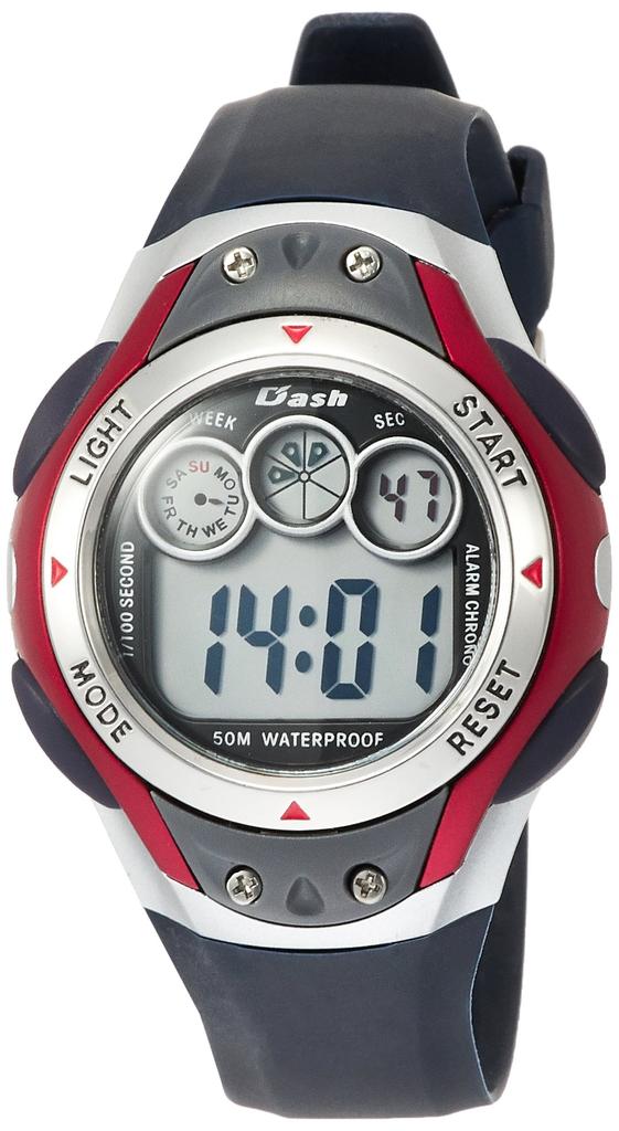 Arias Digital Dash водонепроницаемый многофункциональный ремешок из уретана с подсветкой, черный цвет ADWW17098-03 для мужчин