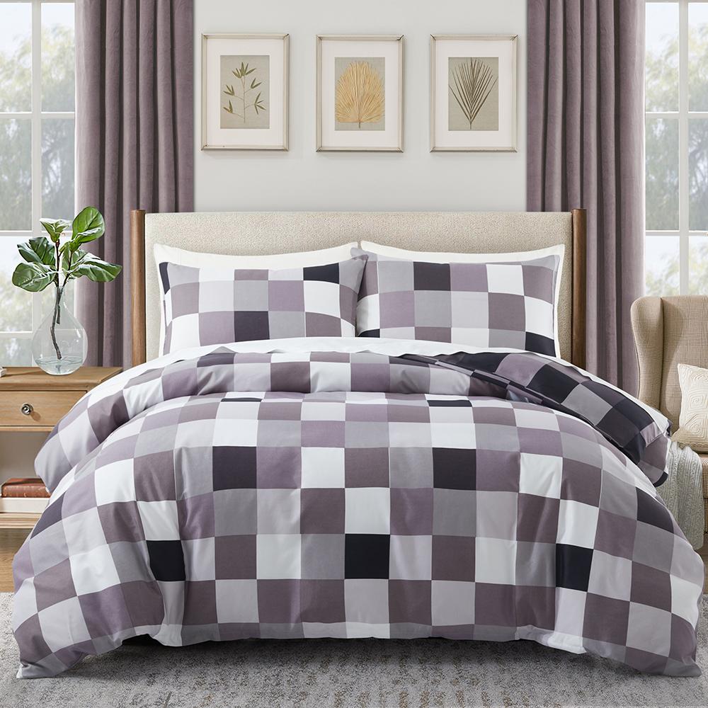 Gradient Rainbow Star Duvet Cover Set Queen Tie Dye Ombre Stars Reversible Purple Bedding Set Microfiber Cartoon Comforter Cover