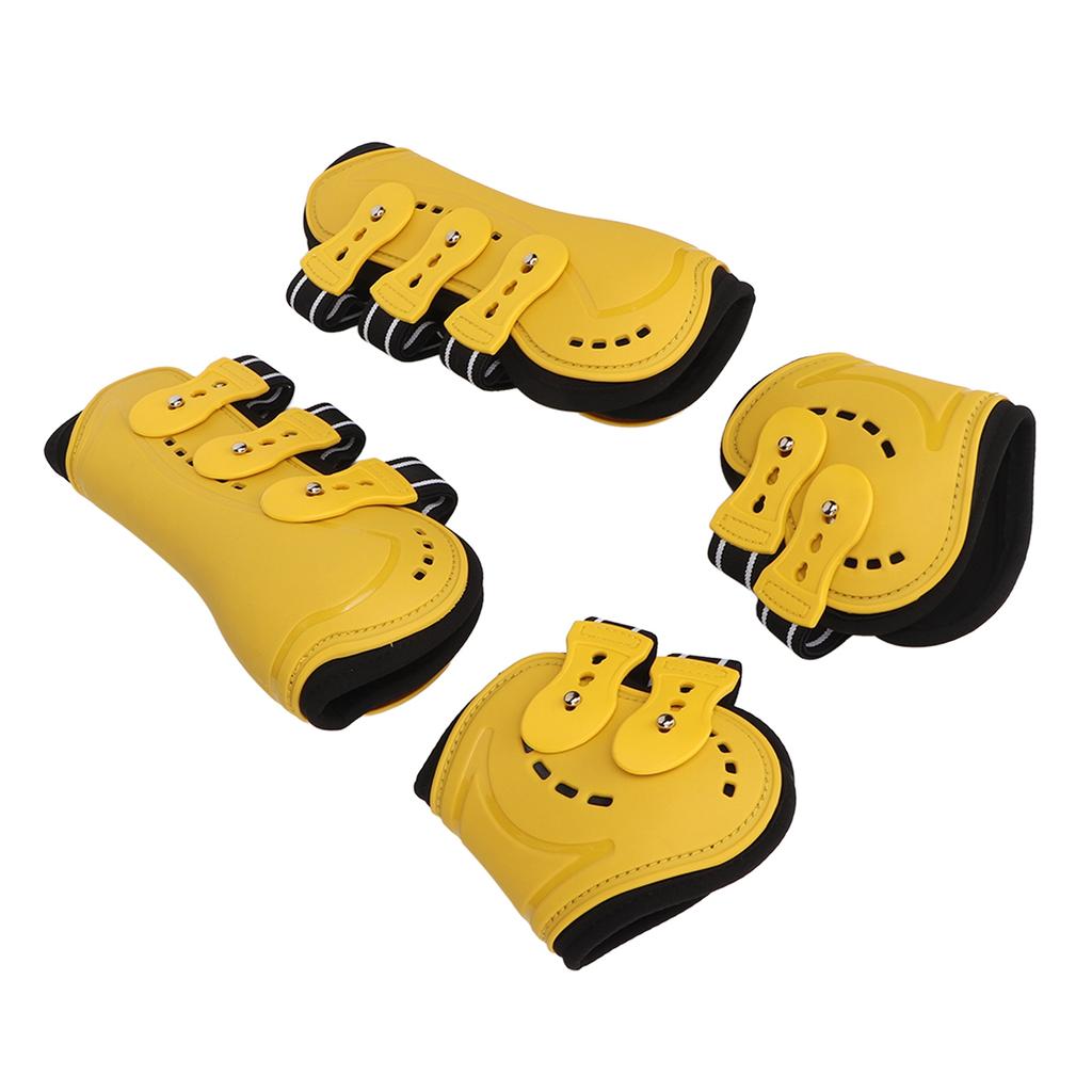 Horse Tendon Boots Fetlock Boots Open Front Breathable Adjustable Protective Horse Boots for