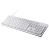 Elecom Механическая клавиатура Leggero проводная полноразмерная с поддержкой 50 миллионов нажатий, прочный переключатель коричневого цвета Axis, белая N-Key TK-MC50UKTWH