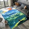 Classic Cartoon Z-Zeldas Game 3D Carpet Rug Art for Room Decor Home Kitchen Bedroom Sofa Gift Kids Area Rug Non-slip Floor Mat