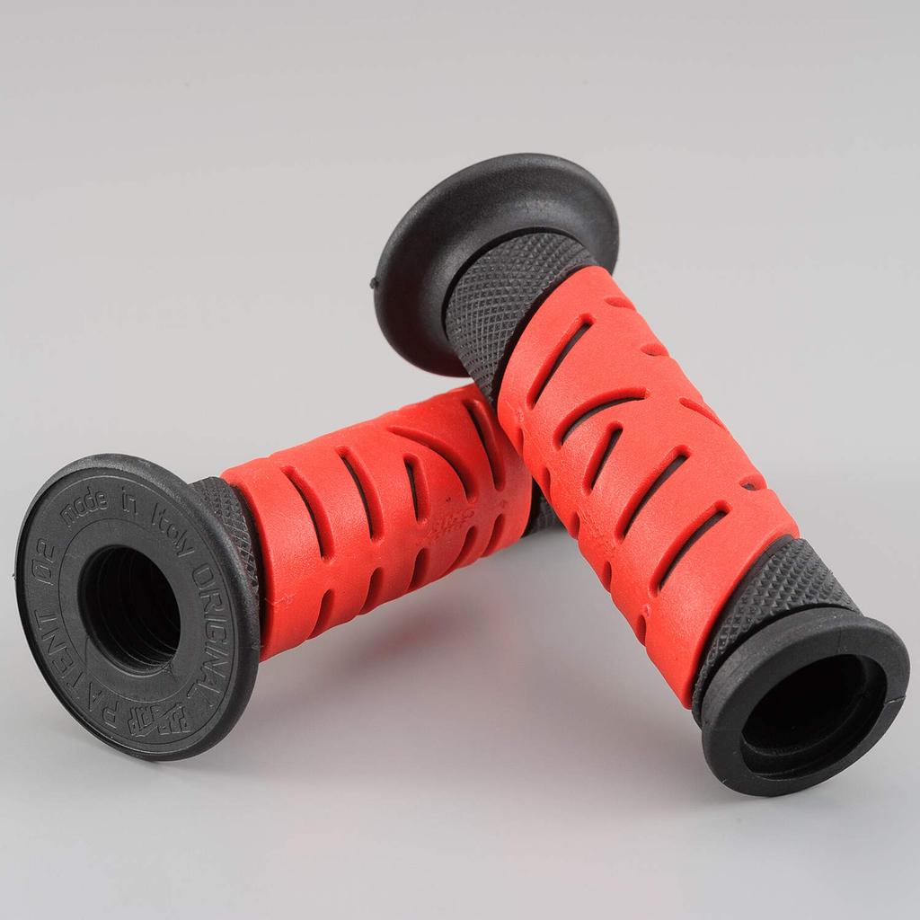 Мотоциклетные ручки Daytona PROGRIP для диаметра 719 98043, 125 мм, для рулей 22,2 мм, гелевые, антивибрационные, тип, черно/красные,