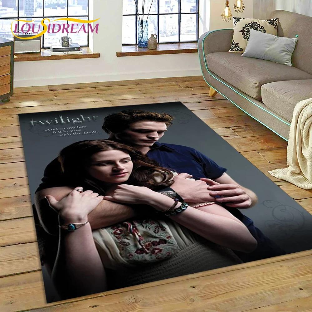 3D Сага «Сумерки» Эдвард Белла Ковер для гостиной спальни домашнего декора, напольный коврик противоскользящее украшение для дивана придверный коврик