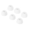 3 Pairs Ear Tips Soft Silicone S M L Size Replacement Earbuds Cover for Galaxy Buds 2 SM R177 White