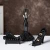 Black Jewelry Storage Rack High Heeled Shoe Design Window Decorations New Jewelry Display Rack