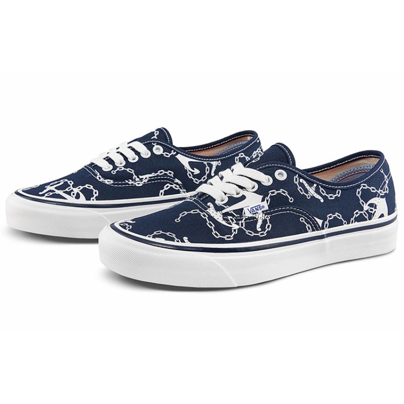 Vans Authentic 44 Deck Dx Casual Skateboarding Shoes Unisex Navy Blue Vans VN0A5JMQNVY
