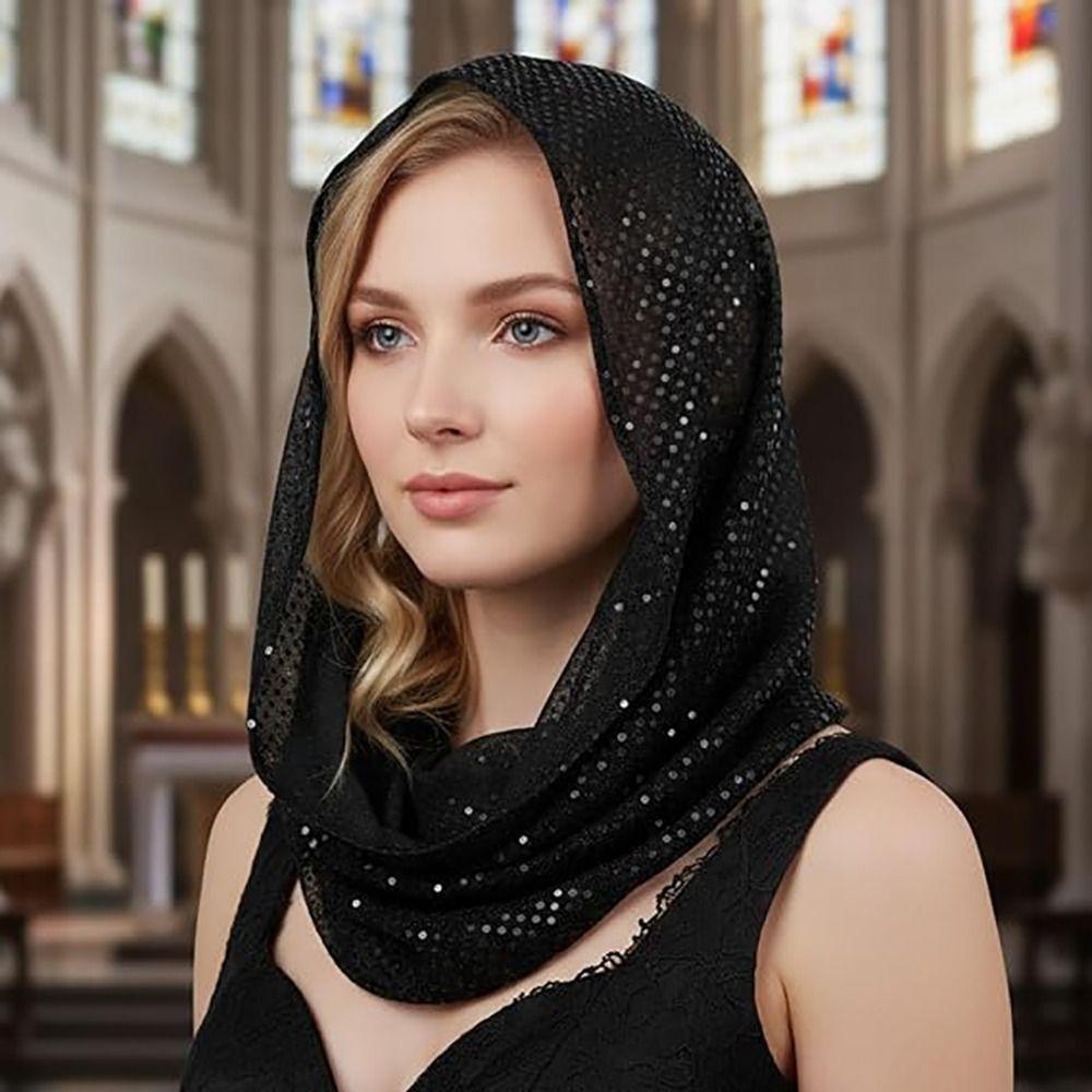 Multi-Functional Sequin Rave Hood Hooded Design Festival Headwear Scarves Shawl Wraps Unisex
