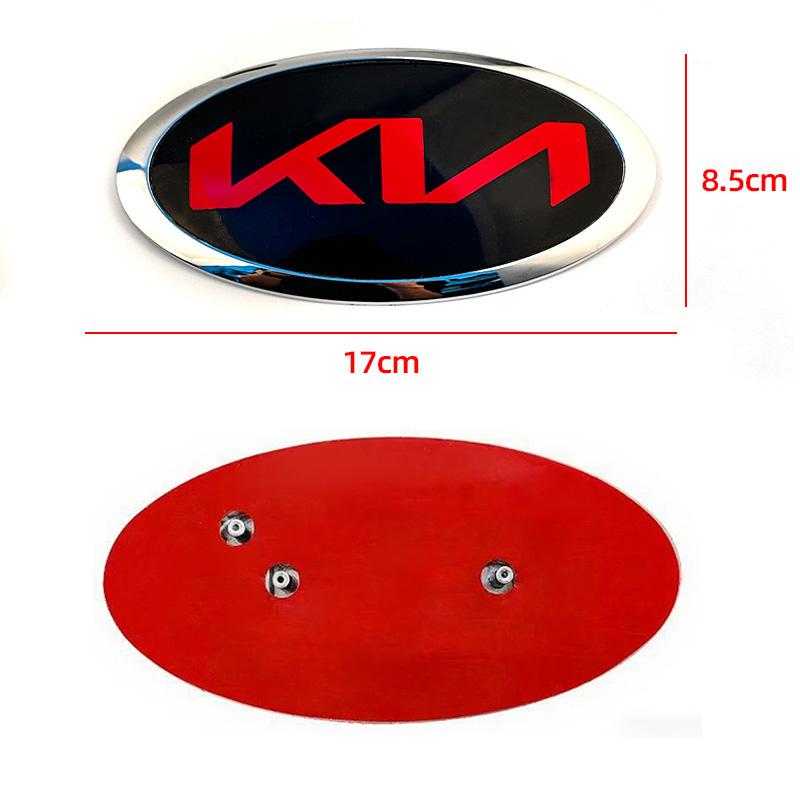 AABIW1 Car Front Gril Rear Trunk Emblem Sticker Accessories For Kia GT-Line Sportage Ceed Rio Picanto Sorento Soul Cerato Venga K9 Niro