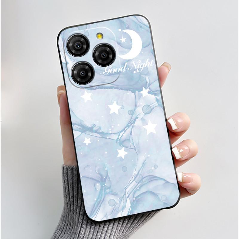 For Blackview Shark 9 Case Cute Cartoon Black Silicone Soft Back Cover For Blackview Shark 9 Phone Case Spark9 Coque Funda Shell