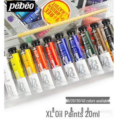 Набор масляных красок Pebeo XL - Тюбики по 20 мл, Доступен в 10, 20, 30 или 40 цветах