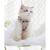 Cat and Puppy Harness with Leash Set, Plaid Adjustable Outdoor Small Dog Full Body Vest Escape Proof Safety, Breathable Comfort Reflective Cat