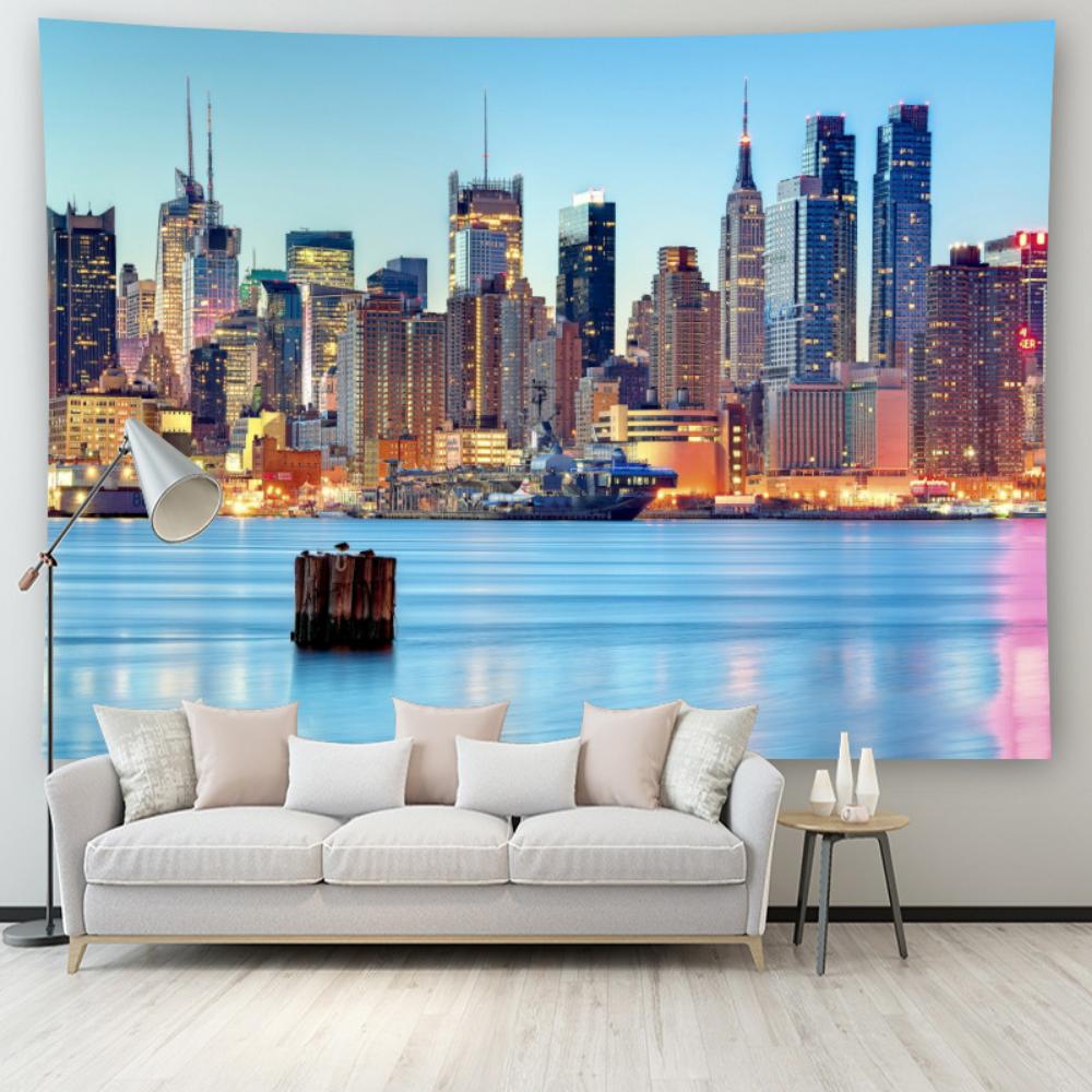 Скандинавский гобелен, прикроватное украшение, фон для комнаты, подвесная ткань для спальни, фоновая ткань для гостиной