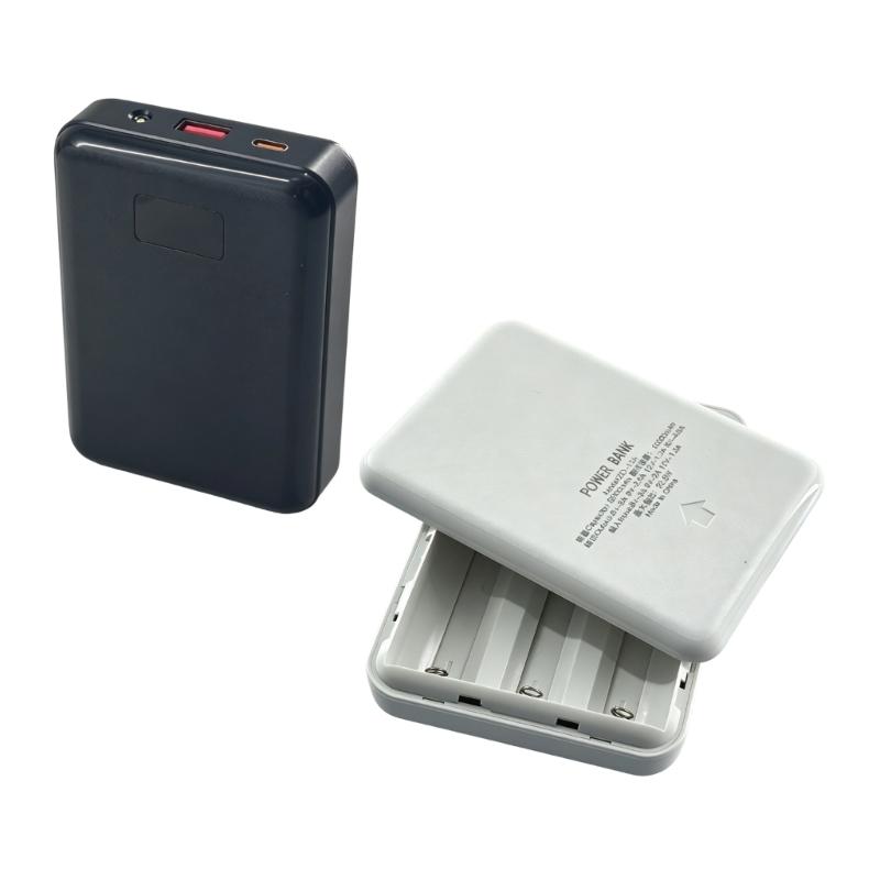 Корпус Powerbank своими руками для держателя 3x21700, Корпус аккумулятора с выдвижной крышкой, Пластиковый корпус для сборки без пайки