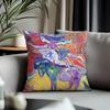 Trending MMmarc Chagallful Cushion Cover Antidustmite Pillowcase Invisible Zipper Silky Short Plush Sofa Cushion Cover