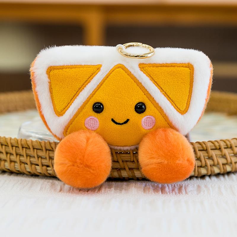 Fruit Scented Sandbag Pendant Doll Doll Cartoon Plush Doll Children's Birthday Gift Wholesale Keychain