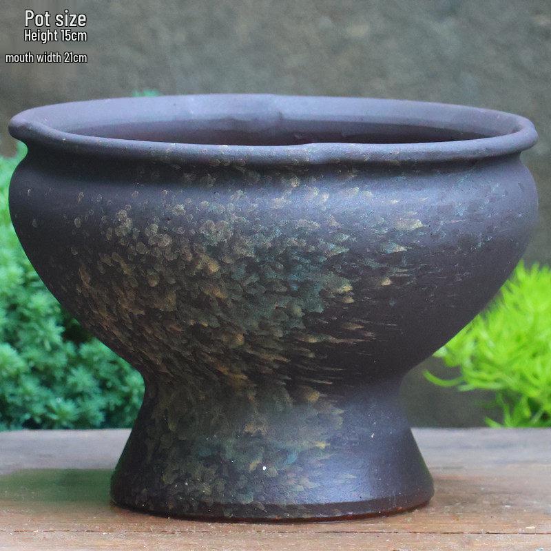 Специальное предложение: Высокий ретро-керамический цветочный горшок для суккулентов или зеленого редиса