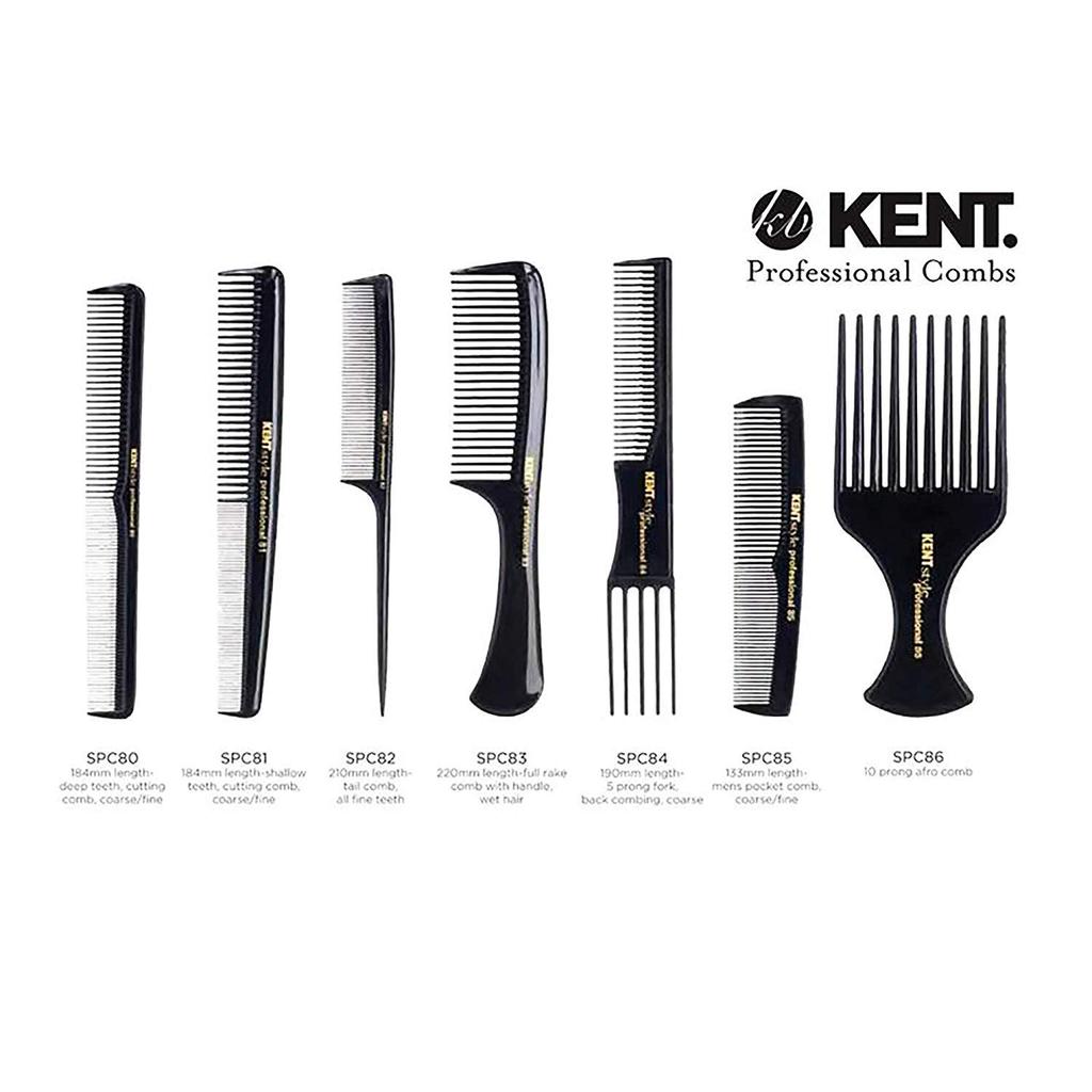 GB KENT BROSH KENT x BROSH COLLABORATION AFRO COMB 1 piece Hairbrush, Black, (x 1)