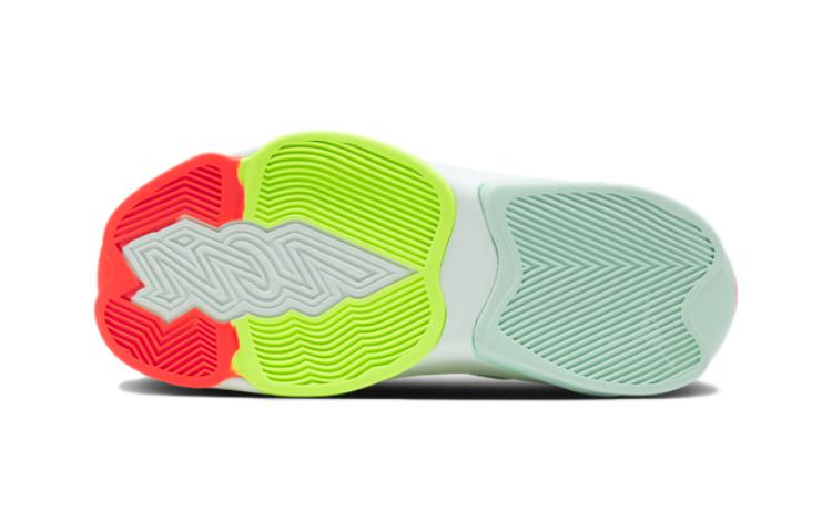 Jordan Zion 2 'Barely Green' Zion 2 Устойчивые к истиранию Дышащие Средние Баскетбольные кроссовки Мятно-зеленые DO9513-367