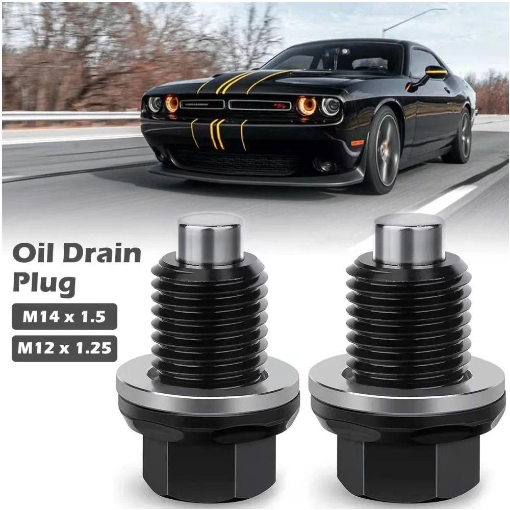 Aluminum Magnetic Oil Drain Plugs M12/M16/M20 Sump Nut Screw Engine Drain Nut Bolt Universal Car