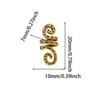 24Pcs Viking Spiral Hollow Out Hair Ring Hair Braiding Dread Locks Dreadlocks Beads Gold and Silver Headwear Hair Braid Tubes