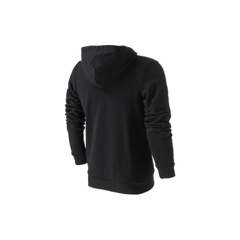 Adidas Мужская куртка на молнии с капюшоном и принтом логотипа, черная BK3717