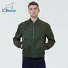 ICEbear Новинка 2023 года, осенне-весеннее мужское короткое модное летное пальто, мужская одежда, высококачественная ветрозащитная куртка MWC20706D