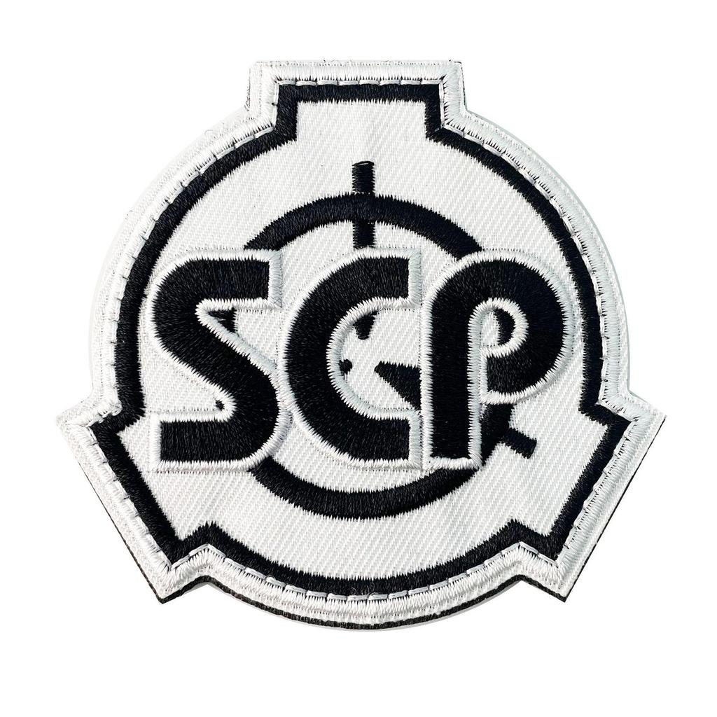 Логотип Фонда SCP Вышитый Моральный Патч Наклейка Значок на Липучке