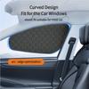 Электростатическая автомобильная шторка от солнца Утолщенные УФ-отражающие боковые оконные занавески Теплопоглощающий козырек от солнца Защитная от солнца шторка Солнцезащитная шторка