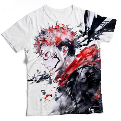 Визуально эффектные футболки Jujutsu Kaisen с мульти-3D-печатью для взрослых и детей, Коллекция Сильнейших Волшебников, Шорты Друзья