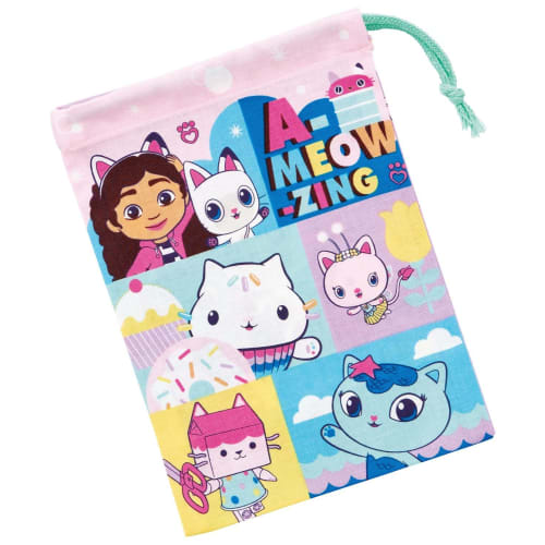Skater Children's Lunch Box Cup Bag, Made in Japan, Gabby Dollhouse KB63