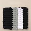 10 Pairs Men's Boat Socks Business Sport Sweat Absorption Mature Summer Autumn Solid Color Non Pilling Versatile Ankle Socks