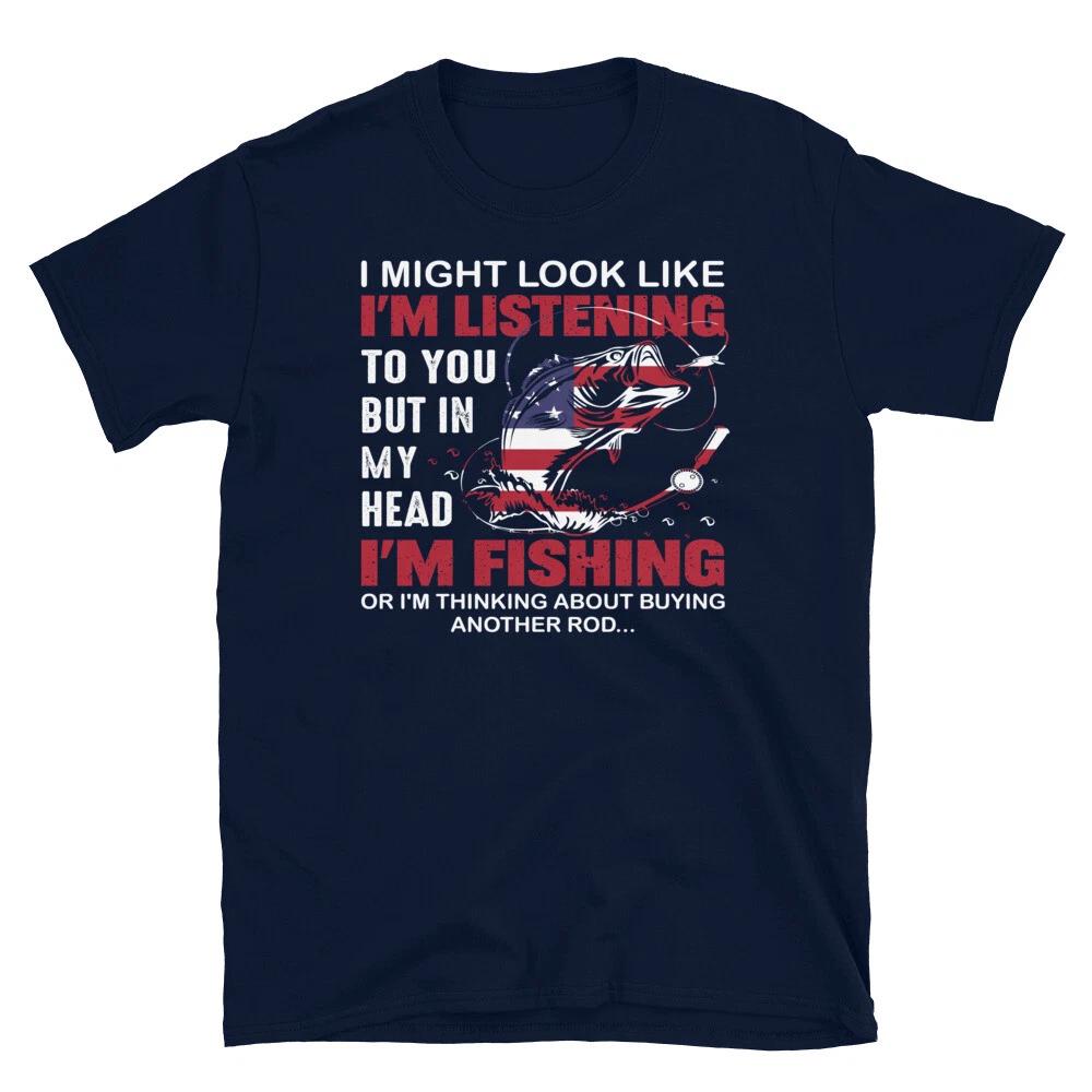 I'm Listening I'm Fishing Fishing Fish Nature Outdoors T-Shirt