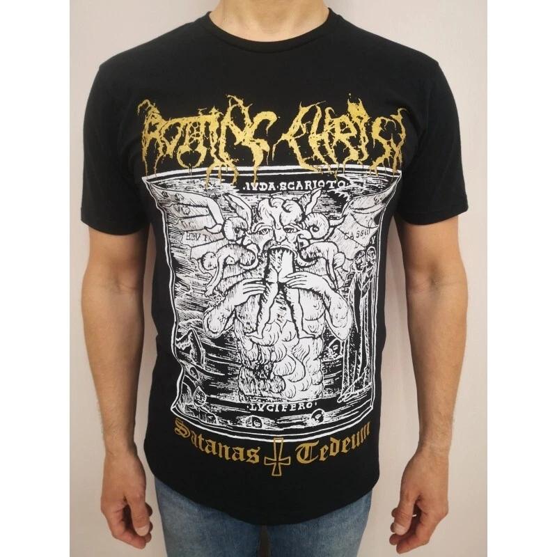 Rotting Christ "Satanas Tedeum" Черная футболка mayhem dark throne