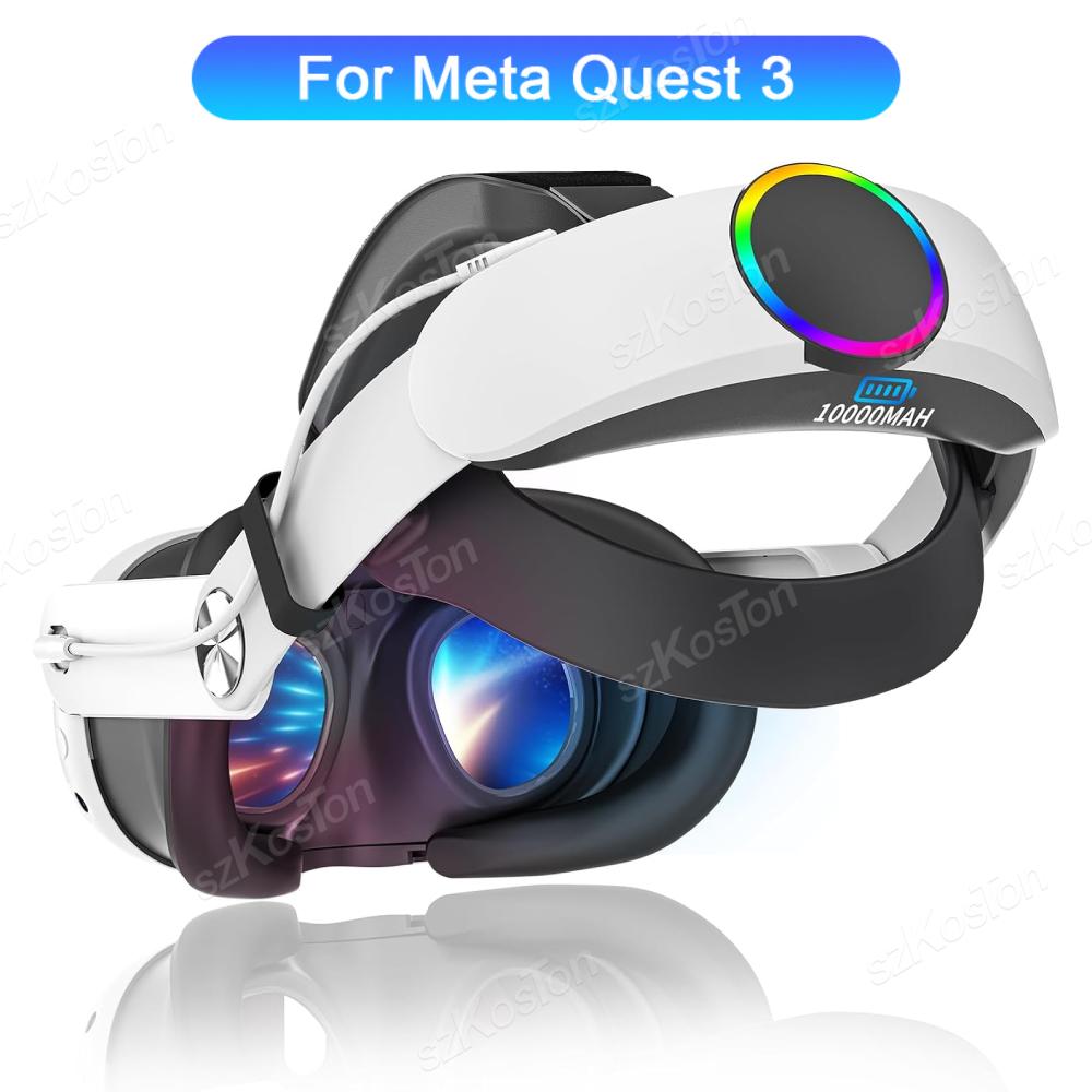 Сменный ремешок Elite для гарнитуры Meta Quest 3 VR, удобный регулируемый ремешок на голову из губки для аксессуаров Meta Quest 3