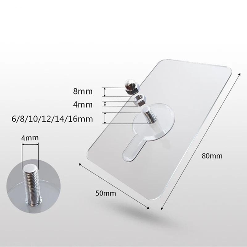 5/10/20 Pcs HIgh Quality Punch-free Screws Strong Self-adhesive Suction Cup Sucker Wall Hooks Hanger for Kitchen Bathroom Tools