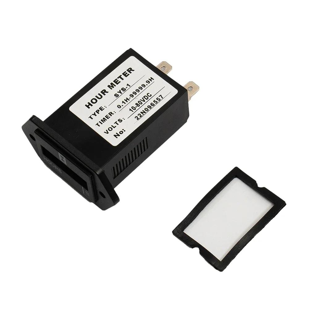 Chronograph Hour Meter 1pcs Replacement ABS Accessories Black Dash Panels Dust-proof Engine Mechanical Damp-proof