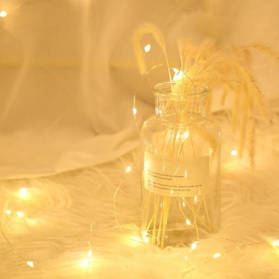 Медный провод USB светодиодный гирляндный светильник с дистанционным управлением водонепроницаемый гибкий сказочный свет декоративная лампа украшение вечеринки