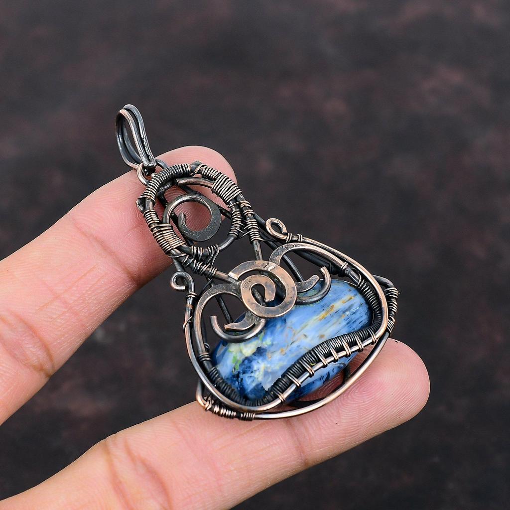 Pietersite Copper Cuins Cuin Wrapped Cuin Wire Wrapped Gemstone Cuin Pietersite Jewelry Handmade Wire Wrap Jewelry Gift For Women