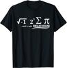 I Ate Some Pie And It Was Delicious Funny Math T-Shirt Cotton Top T-shirts for Men Normal Tops Shirts Prevalent Slim Fit