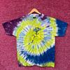 Футболка с tie-dye принтом из аниме Наруто Ураганные Хроники