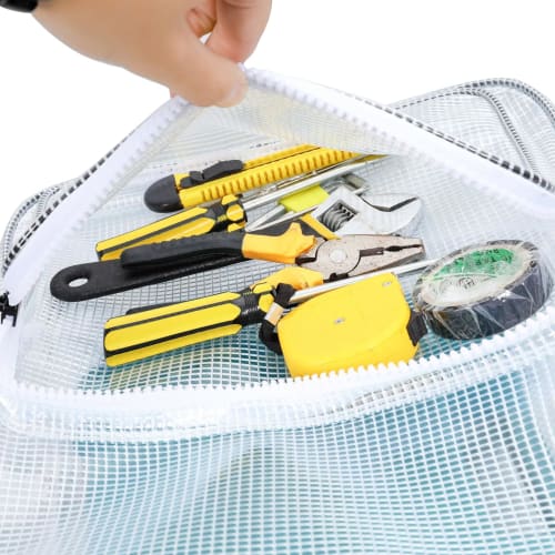 NOTAG Engineer Bag, Backpack, Transparent PVC, Anti-Static, Clean Room, A4 Size, Vinyl, Large Capacity, Waterproof, Durable, Long-Lasting, for Work