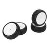 4Pcs RC Drift Wheels Eco Friendly Plastic Rubber Better Grip Flexible 1/10 RC Drift Car Tires for 1/10 RC Drift Car