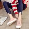 Leisure Shoes for Women Sneaker Fashion Four Seasons Breathable Slip-ON Athletic Low Help Women's Canvas Board Shoes