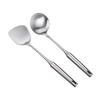 Stainless Steel Spatula Turner Heat-Resistant Soup Ladle Spatula Set Anti-Slip Grip Kitchen Cooking Utensils