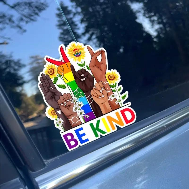 JT25 # Hand Talking LGBTQ + Gay Les Pride ASL наклейки водонепроницаемые украшения наклейки для автомобиля