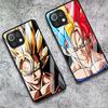 Стеклянный чехол для телефона для Xiaomi mi 11 Lite 12T 11T 14 13 12X Note 10 10 Pro 10T 12 D-ragonS B-allS Goku