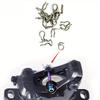 10 шт. Пружинные зажимы для калипера дискового тормоза велосипеда для Shimano XT SLX XTR Фиксирующие винты Штифты Пружинные зажимы Велосипедные аксессуары